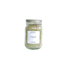 Load image into Gallery viewer, Quiet Tide bath salt in a glass jar on a clean white background.
