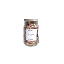 Load image into Gallery viewer, Root Ritual botanical bat tea in a glass jar on a clean white background.