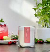Load image into Gallery viewer, Cranberry Prosecco Holidays Cocktail Candle