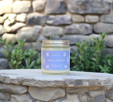 Load image into Gallery viewer, sage and lavender scented soy candle
