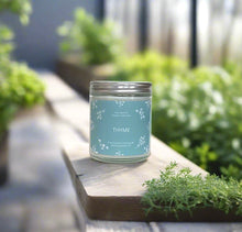 Load image into Gallery viewer, thyme, botanical soy candle scented