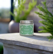 Load image into Gallery viewer, botanical rosemary soy candle