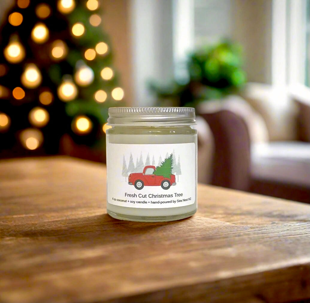 FRESH CUT CHRISTMAS TREE CANDLE