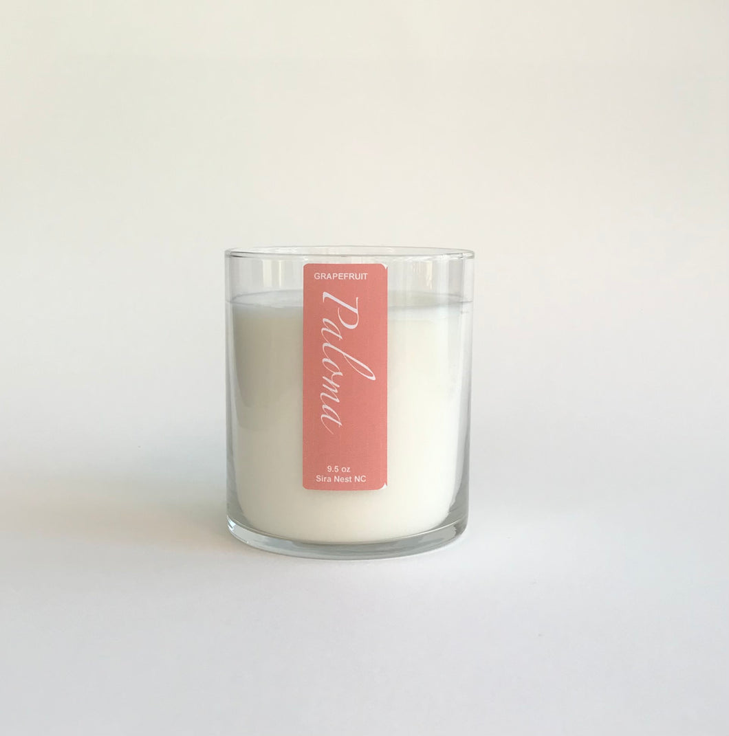 Pink Grapefruit Paloma Cocktail Candle 