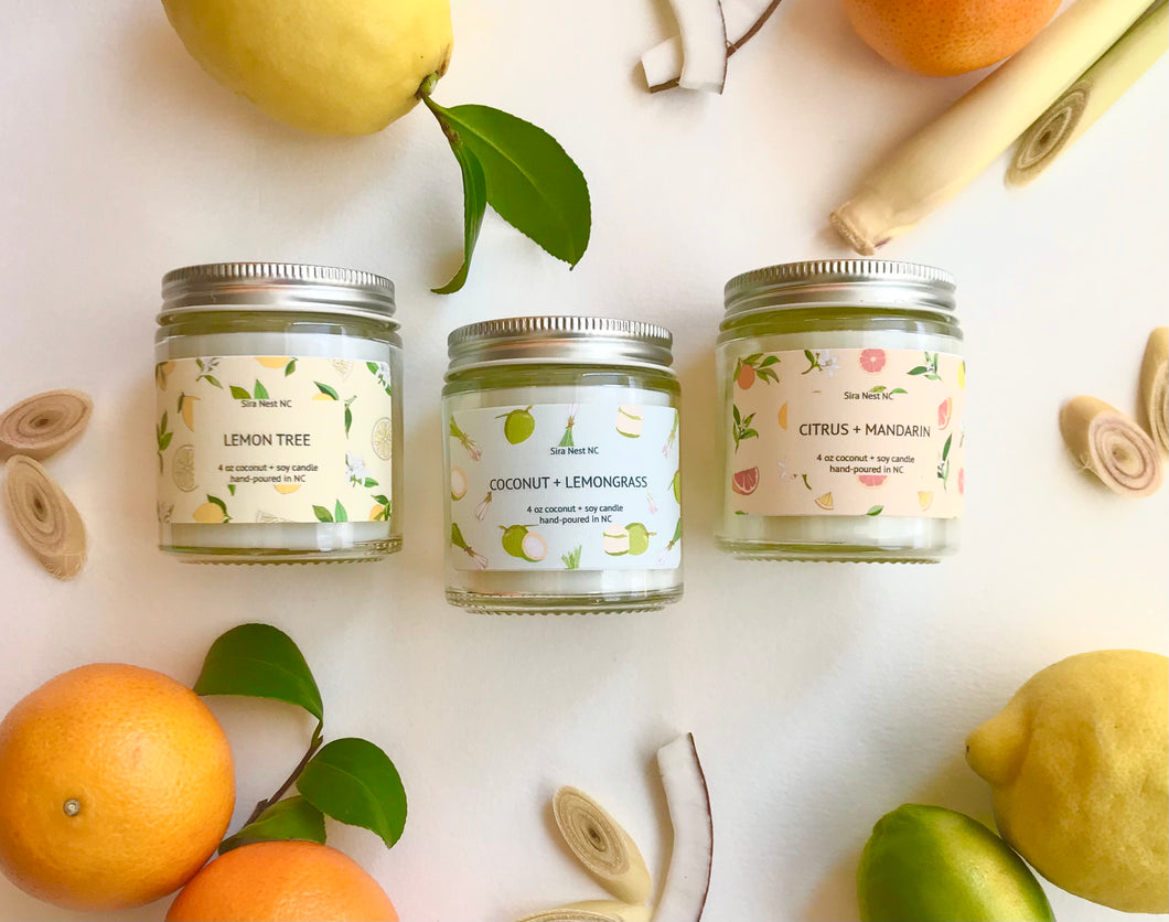 medium summer soy candle 