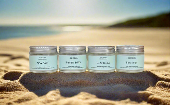 mini ocean scented candle