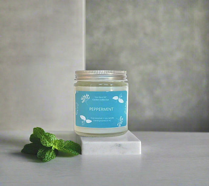 peppermint soy candle