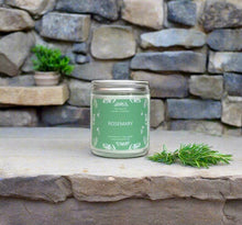 Load image into Gallery viewer, earthy rosemary soy candle
