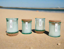 Load image into Gallery viewer, medium sea scented soy candle, recycled jar
