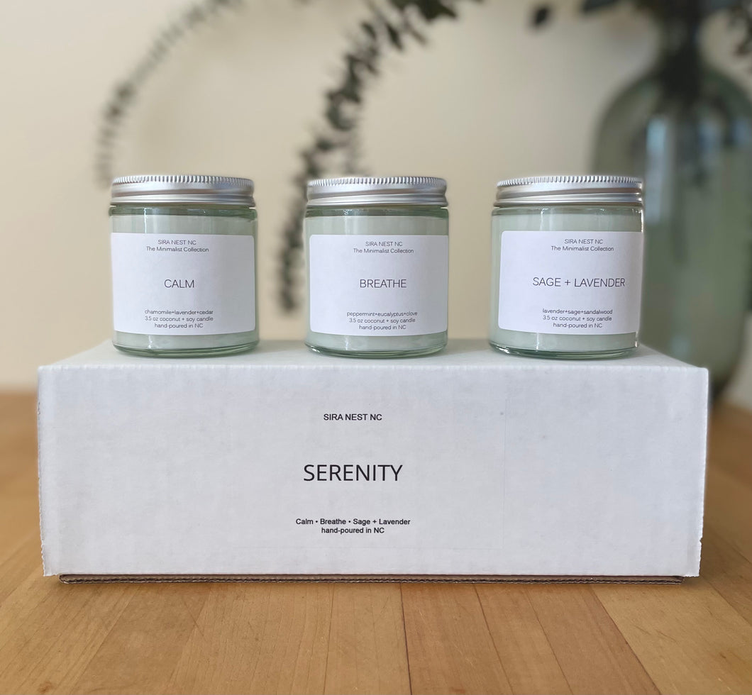 SERENITY CANDLE GIFT SET